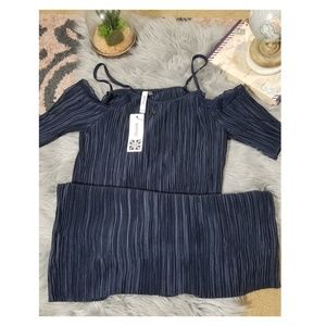LESHOP OFF SHOULDER DRESS